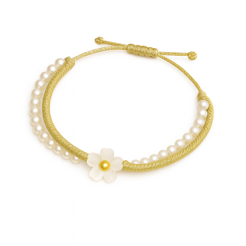 Golden Flower Bracelet