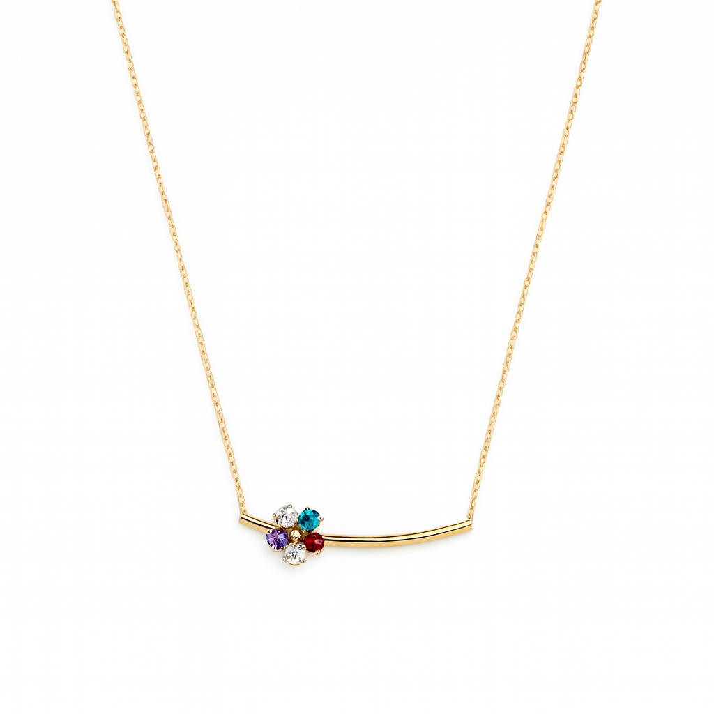 Flower Stem Necklace