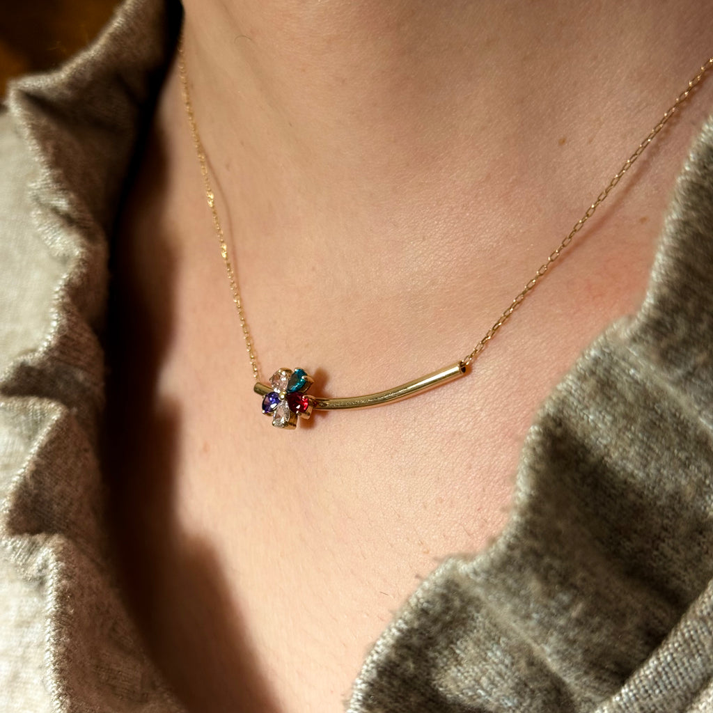 Flower Stem Necklace